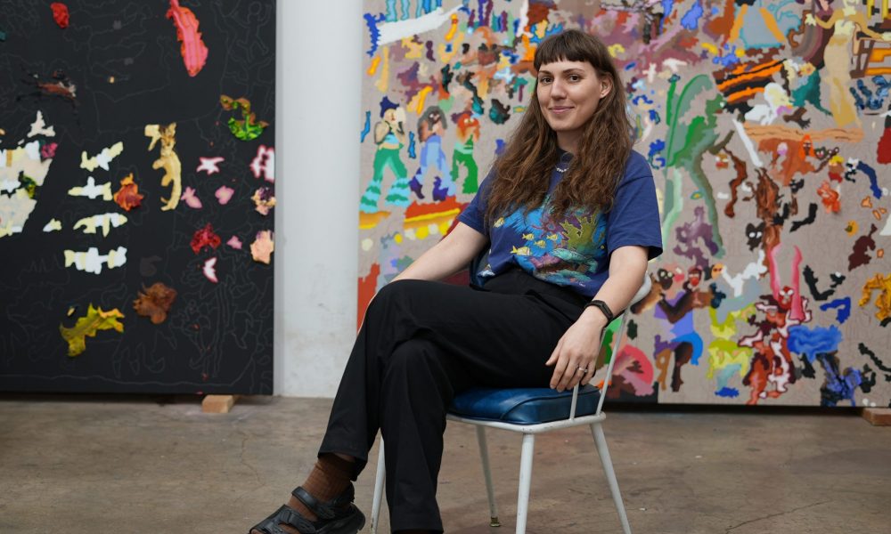 アート・デザイン・音楽 Jean Rustin: Celeste Psichiatrico Janis Joplin Mural Radiates Joy and Color in San Antonio