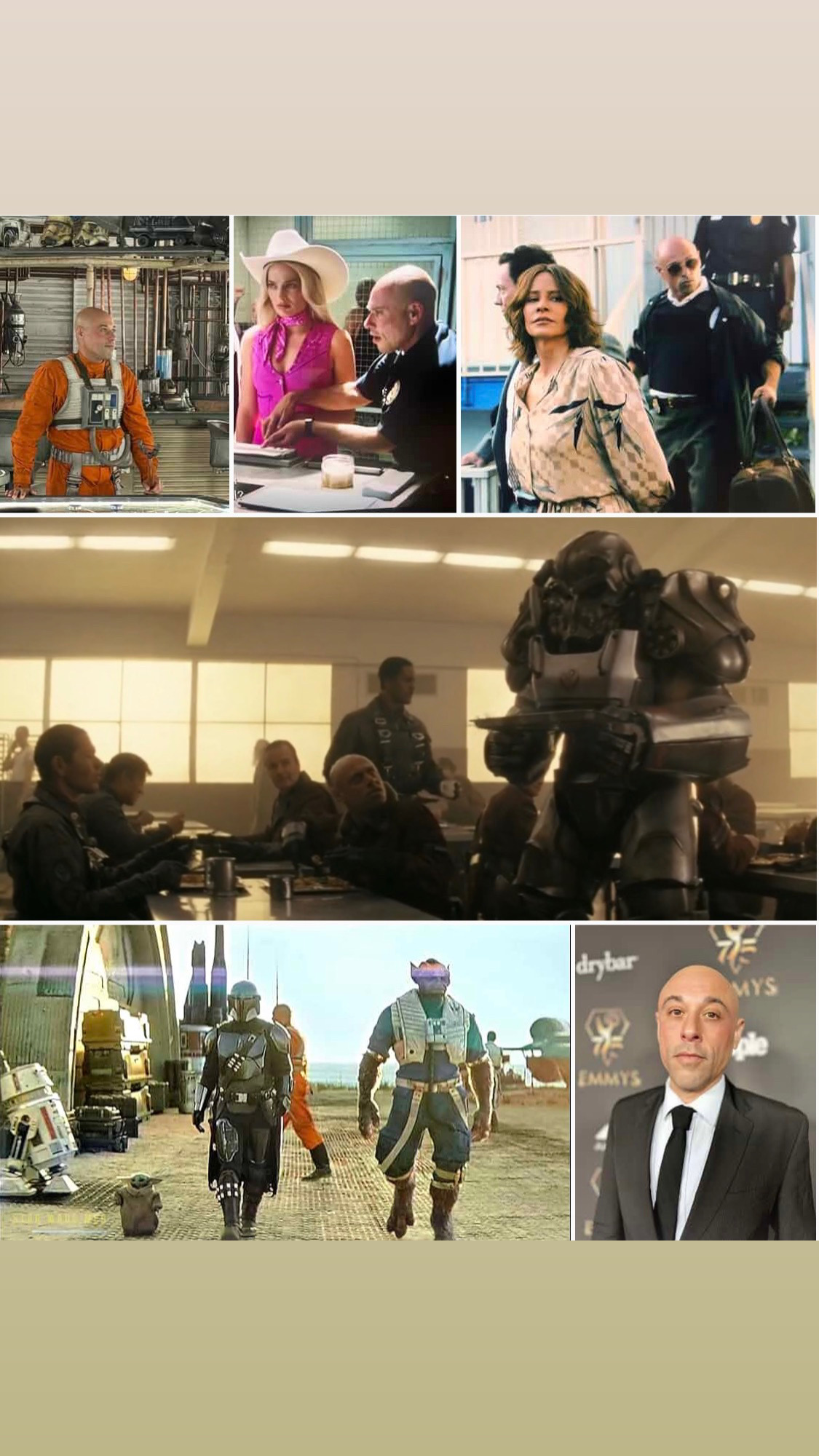 Six images: people in various settings, including a street scene, a meeting, a classroom, and outdoor scenes with vehicles and individuals.
