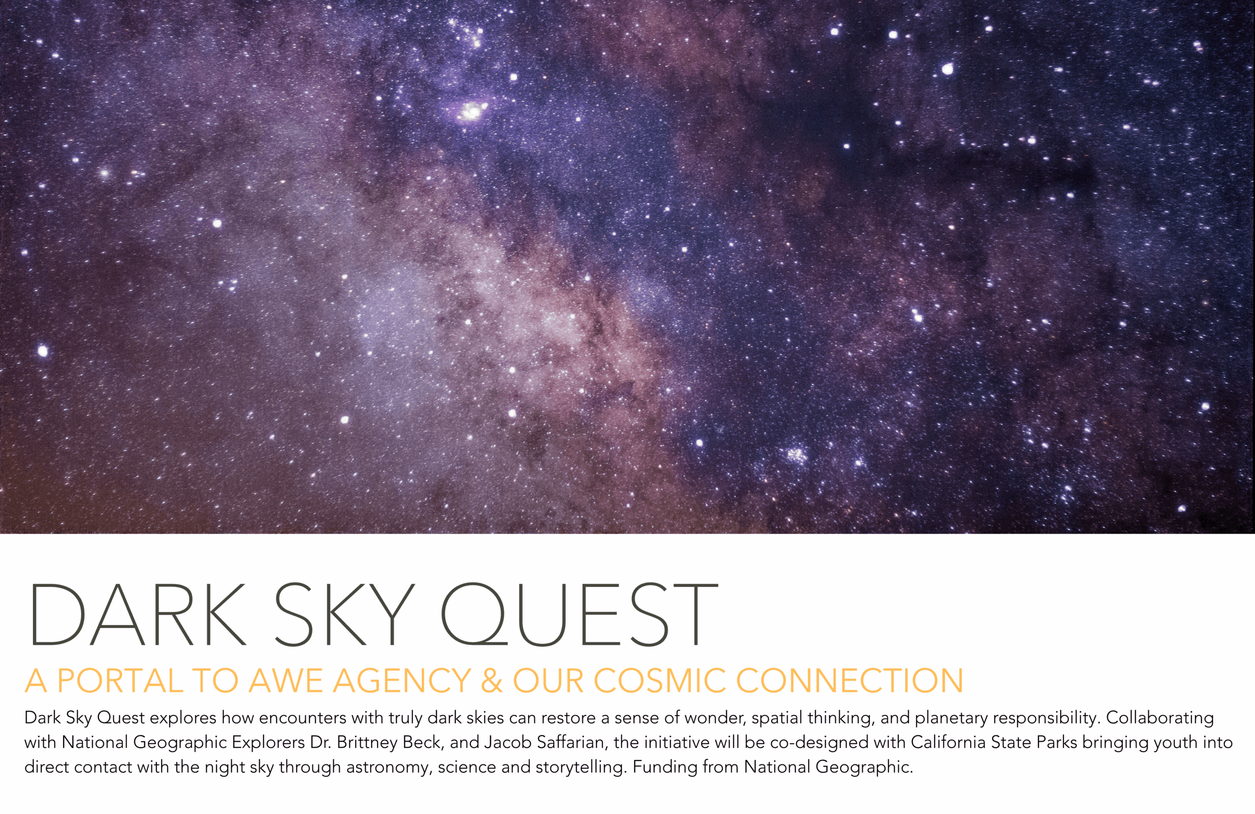 Starry night sky with the Milky Way galaxy visible, dark sky with numerous stars and cosmic dust, wide view.